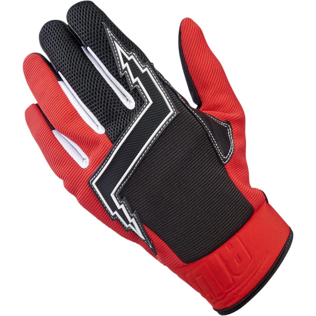MC-Handskar Baja Svart/Röd BILTWELL XS – bild 9