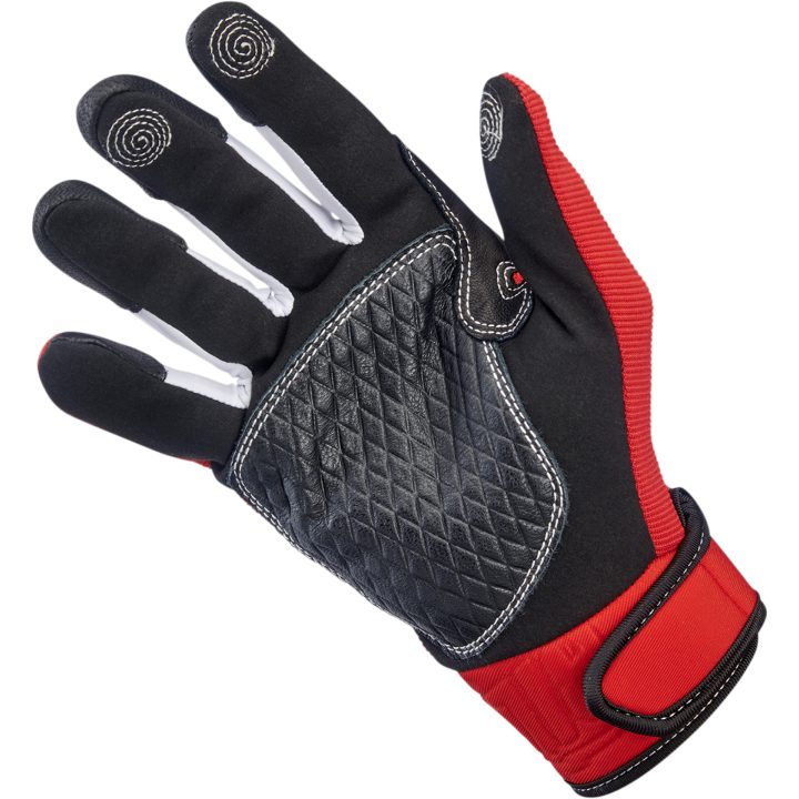 MC-Handskar Baja Svart/Röd BILTWELL XS – bild 3