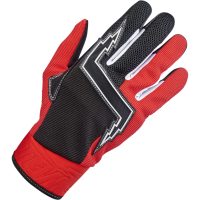 MC-Handskar Baja Svart/Röd BILTWELL