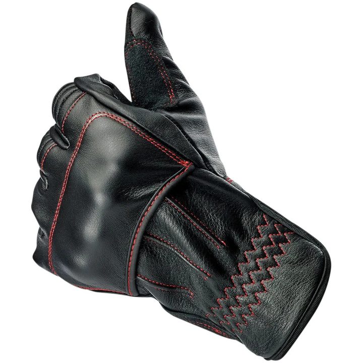 MC-Handskar Belden Redline Svart BILTWELL XS – bild 7