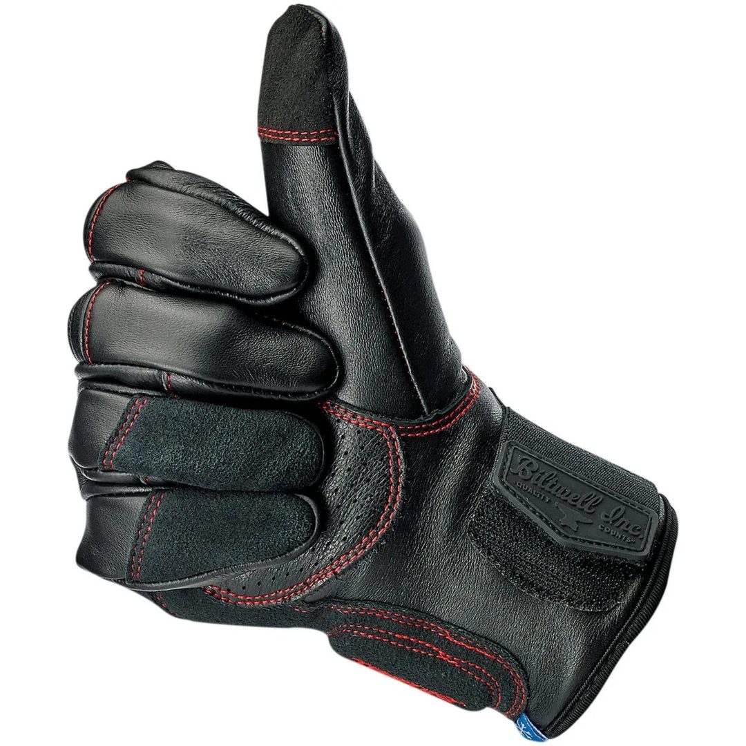 MC-Handskar Belden Redline Svart BILTWELL XS – bild 3