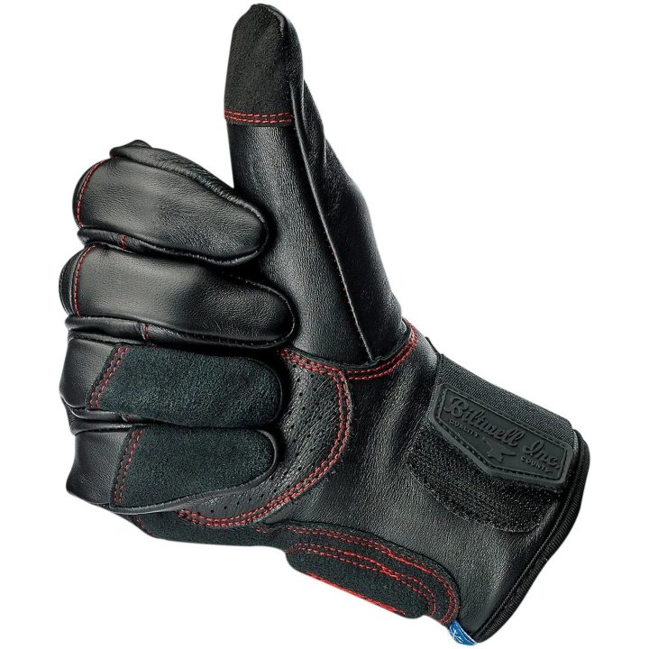MC-Handskar Belden Redline Svart BILTWELL XS – bild 3