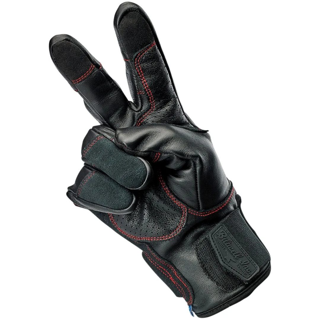 MC-Handskar Belden Redline Svart BILTWELL XS – bild 2