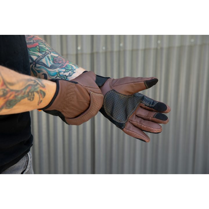 MC-Handskar Borrego Brun BILTWELL XS – bild 10