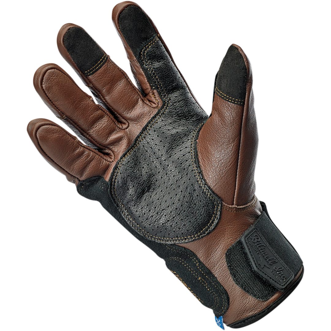 MC-Handskar Borrego Brun BILTWELL XS – bild 4