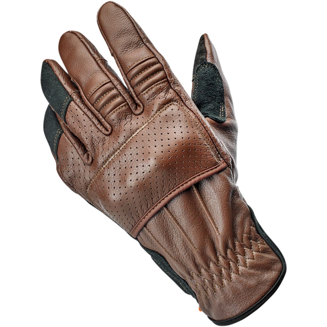 MC-Handskar Borrego Brun BILTWELL XS