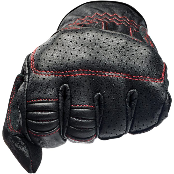 MC-Handskar Borrego Redline Svart BILTWELL XS – bild 10