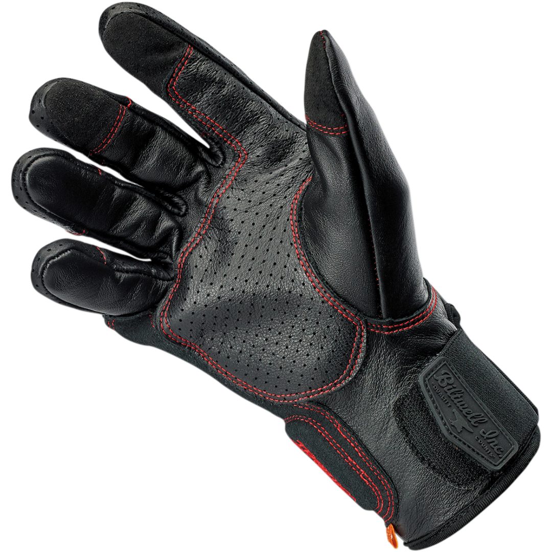 MC-Handskar Borrego Redline Svart BILTWELL XS – bild 9