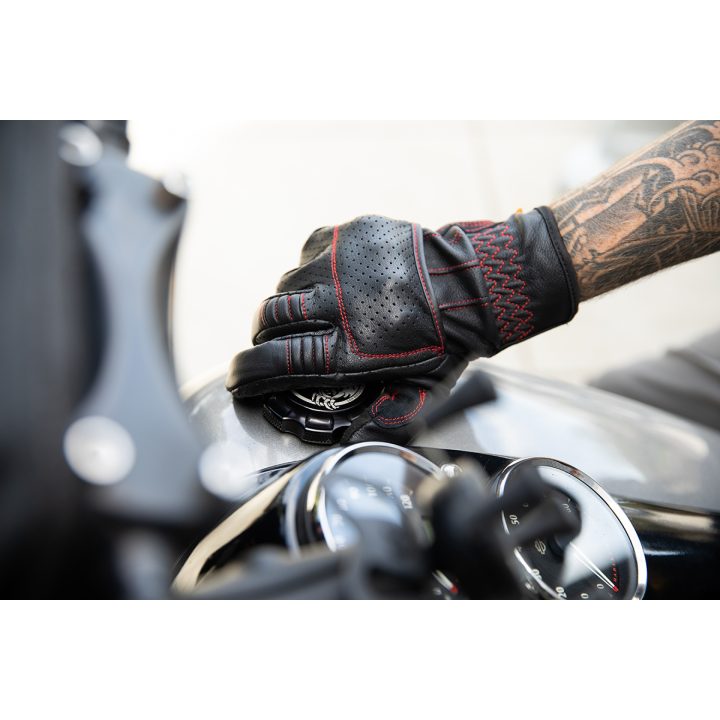 MC-Handskar Borrego Redline Svart BILTWELL XS – bild 7