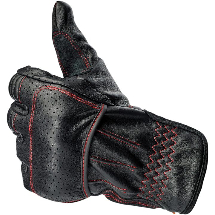 MC-Handskar Borrego Redline Svart BILTWELL XS – bild 6