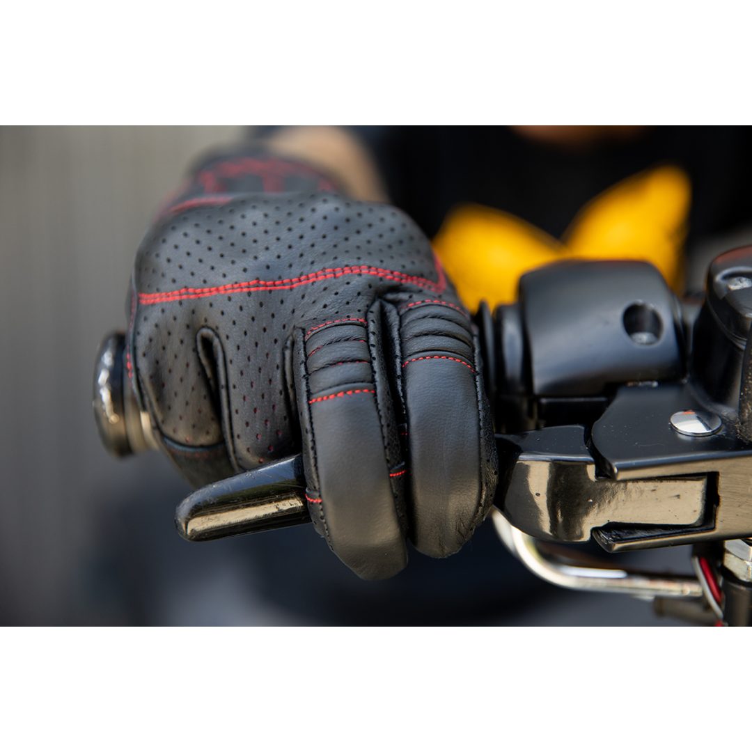 MC-Handskar Borrego Redline Svart BILTWELL XS – bild 2