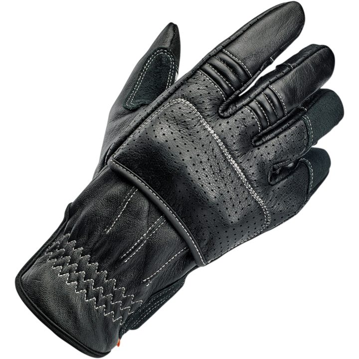 MC-Handskar Borrego Svart/Grå BILTWELL XS – bild 11