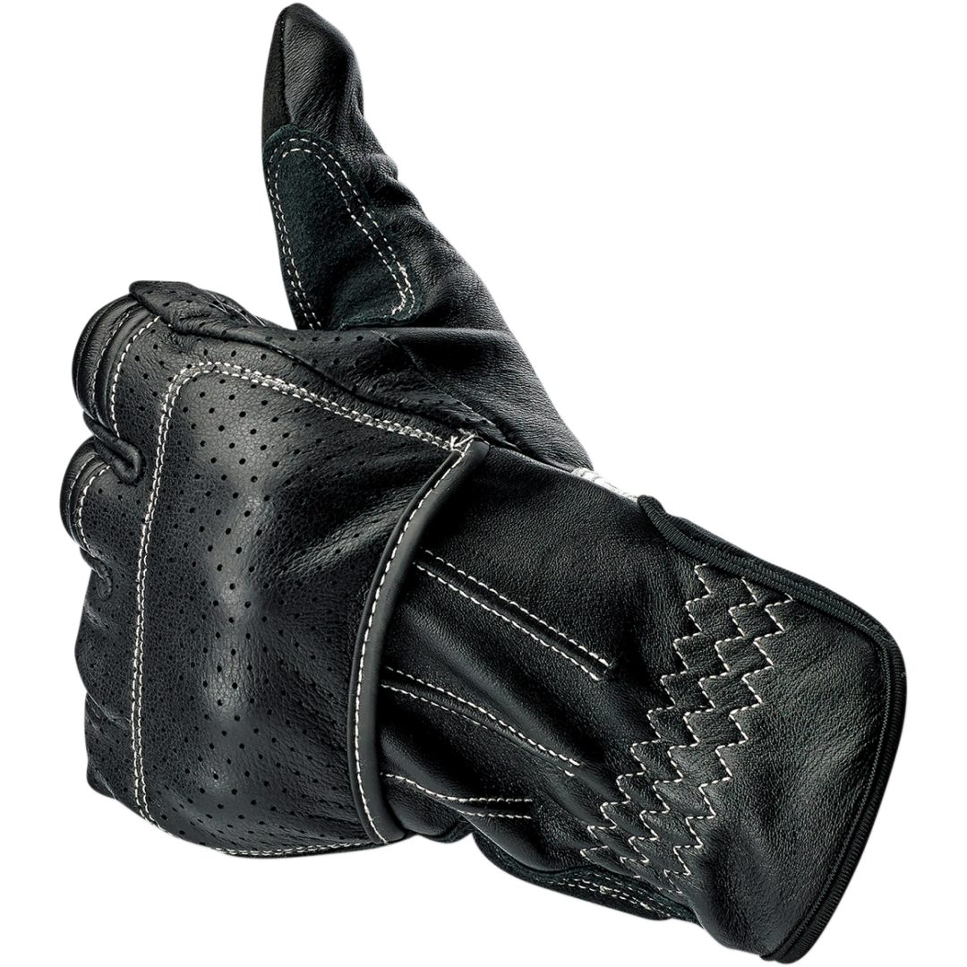 MC-Handskar Borrego Svart/Grå BILTWELL XS – bild 8