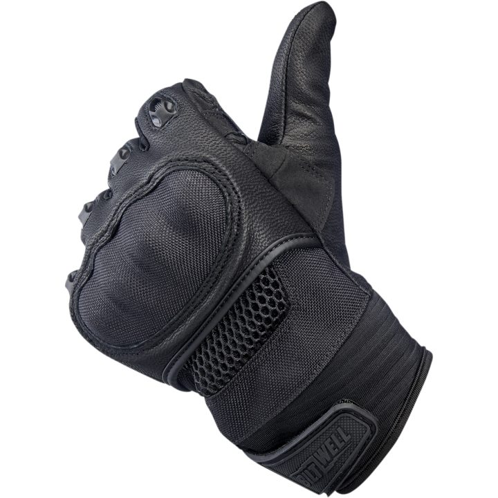 MC-Handskar Bridgeport Svart BILTWELL XS – bild 7