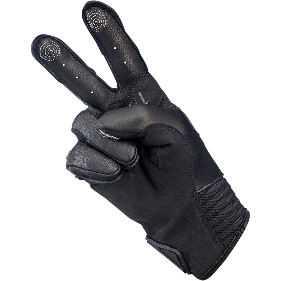 MC-Handskar Bridgeport Svart BILTWELL XS – bild 6