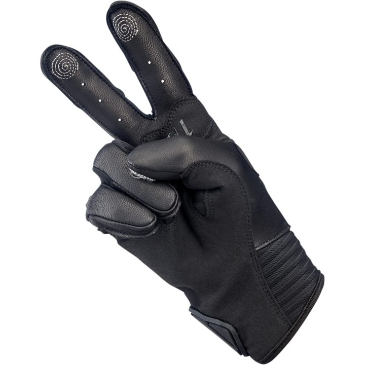 MC-Handskar Bridgeport Svart BILTWELL XS – bild 6