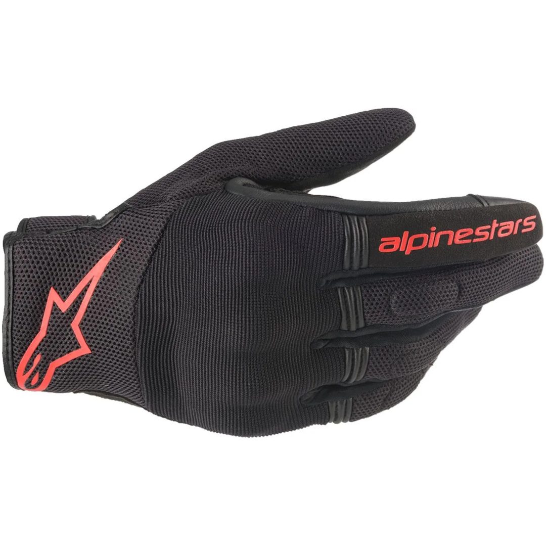 Mc-handskar Copper Svart/fluorescerande Röd ALPINESTARS Small