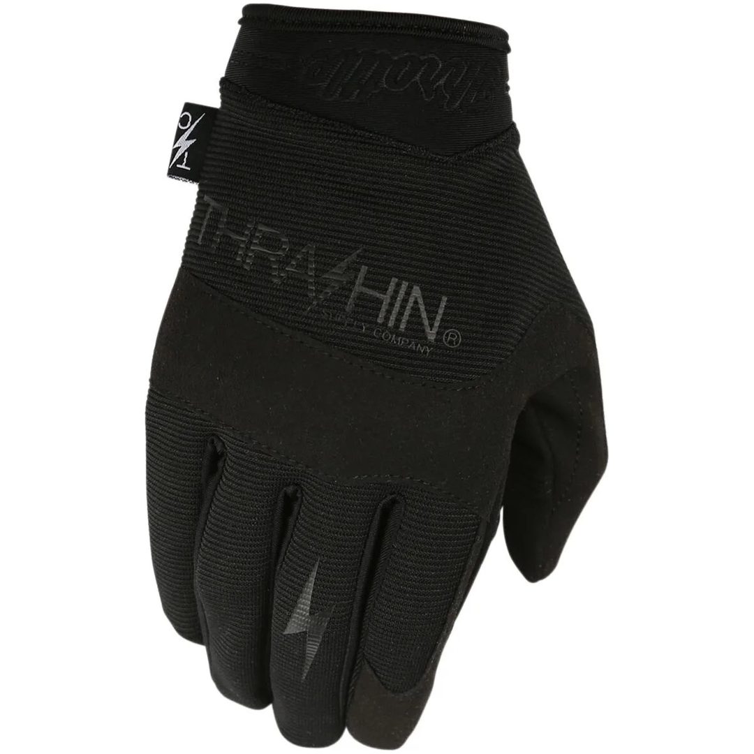 MC-Handskar Covert Kort Svart THRASHIN SUPPLY CO. Medium – bild 2