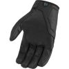 MC-Handskar Dam Hooligan CE Kort Svart ICON XS – miniatyr 3