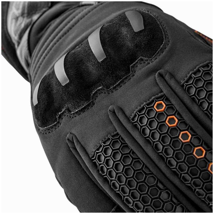 MC-Handskar Dam Pro Series Artic D3O Vattentäta Svart RST 6 – bild 8