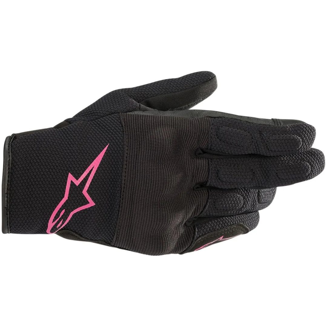 MC-Handskar Dam S Max Drystar Svart/Rosa Alpinestars XS – bild 3
