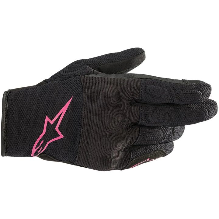 MC-Handskar Dam S Max Drystar Svart/Rosa Alpinestars XS – bild 3