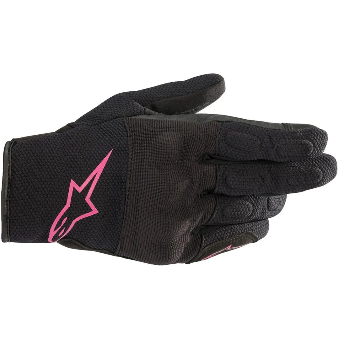 MC-Handskar Dam S Max Drystar Svart/Rosa Alpinestars XS – bild 2