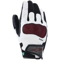MC-Handskar Dam Stella Mogress Airflow Vit/Mörkröd ALPINESTARS