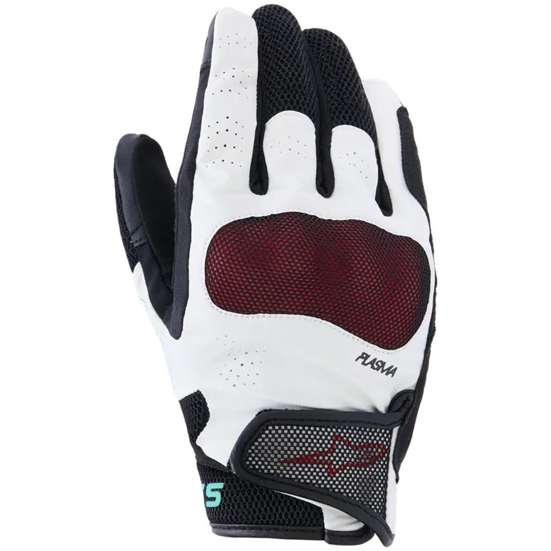 MC-Handskar Dam Stella Mogress Airflow Vit/Mörkröd ALPINESTARS XL