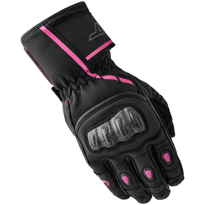 MC-Handskar Dam Svart Rosa RST 7 – bild 2