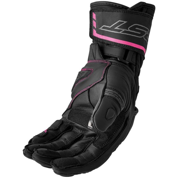 MC-Handskar Dam Svart Rosa RST 7 – bild 11