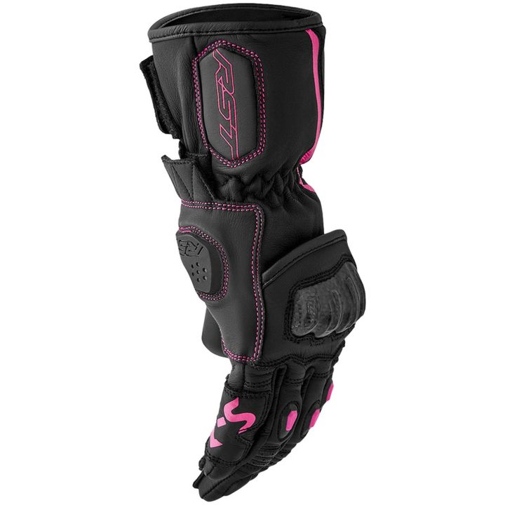 MC-Handskar Dam Svart Rosa RST 7 – bild 6