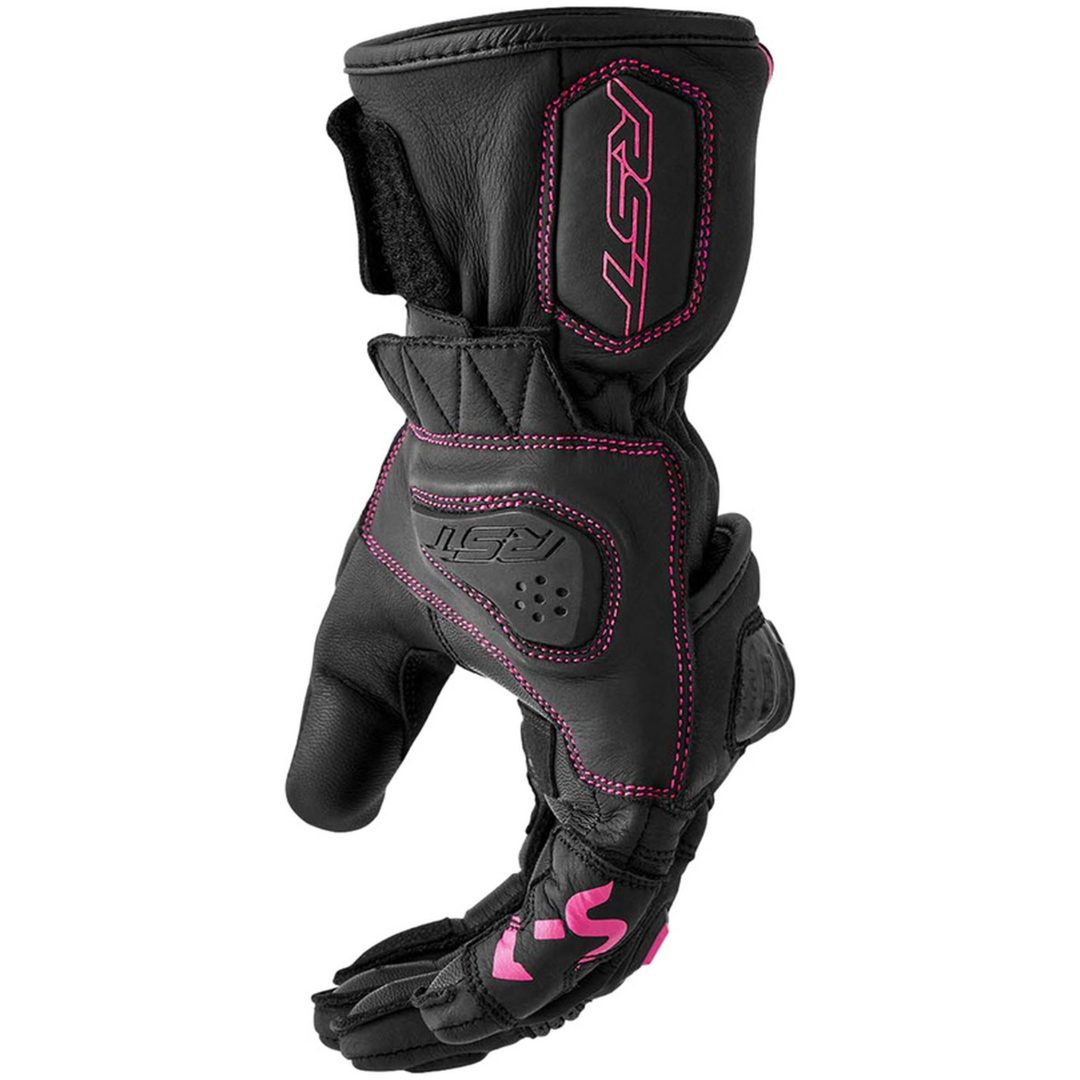 MC-Handskar Dam Svart Rosa RST 7 – bild 7