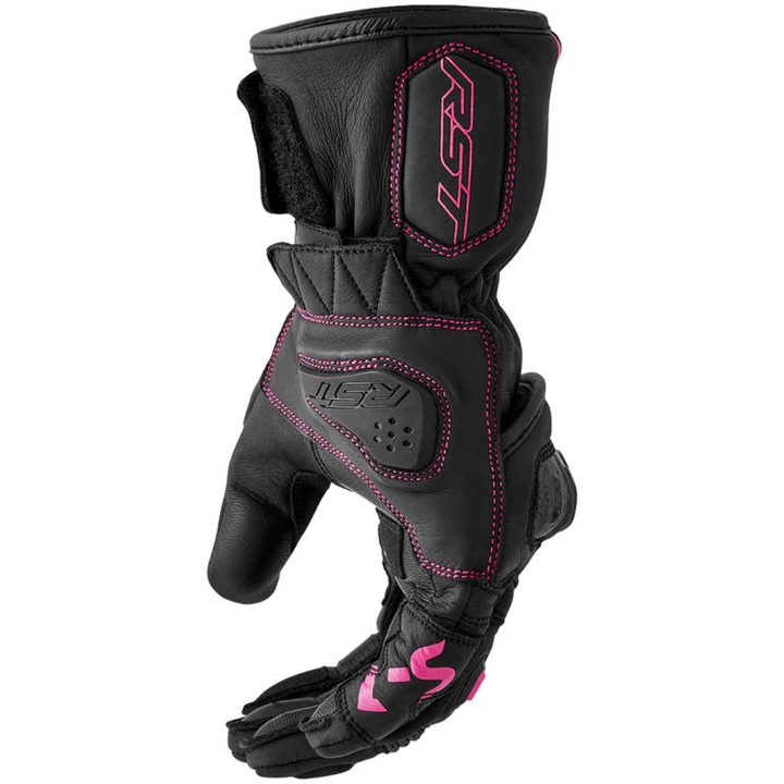 MC-Handskar Dam Svart Rosa RST 7 – bild 7