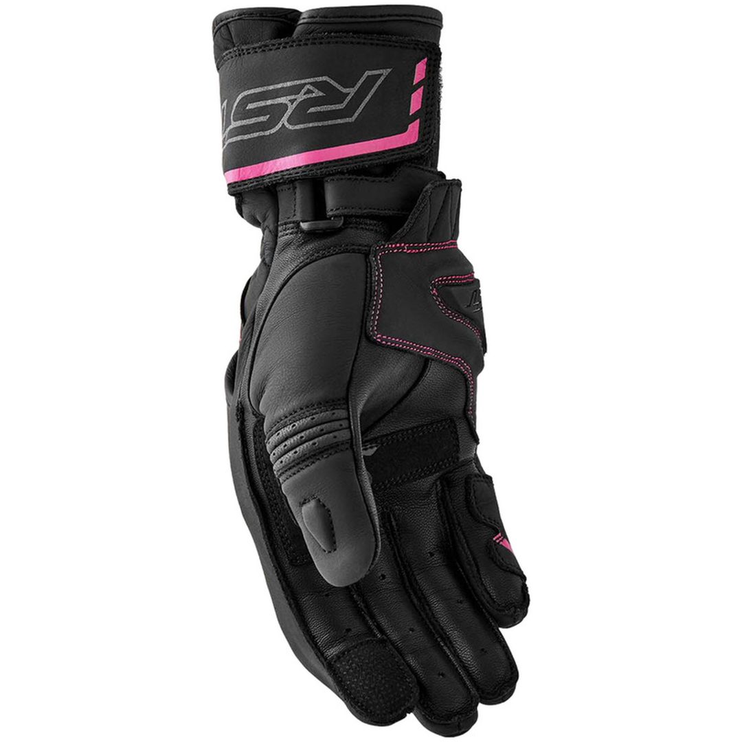 MC-Handskar Dam Svart Rosa RST 7 – bild 9