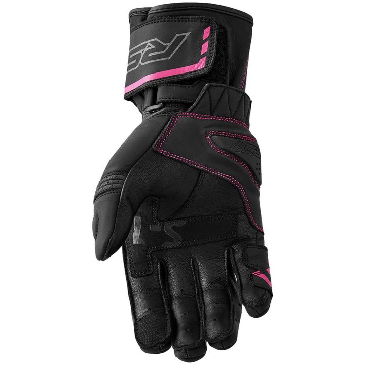 MC-Handskar Dam Svart Rosa RST 7 – bild 10