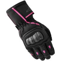 MC-Handskar Dam Svart Rosa RST