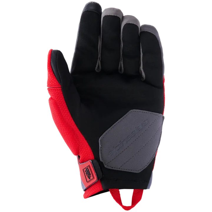 MC-Handskar Durack Grå Röd ALPINESTARS (ROAD) – bild 2