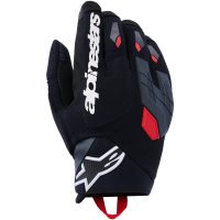 MC-Handskar Durack Svart Grå Röd ALPINESTARS (ROAD)