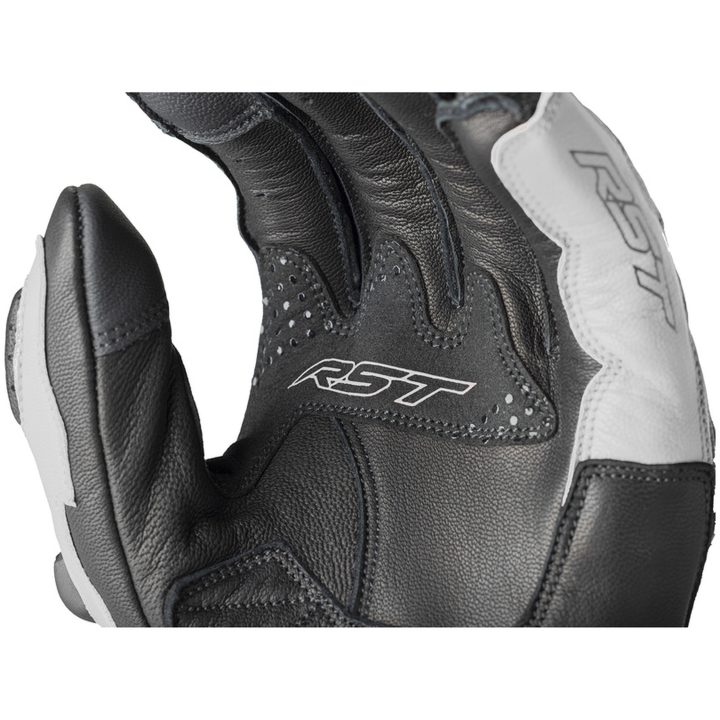 MC-Handskar Freestyle 3 D3O Svart Vit RST 9 – bild 4