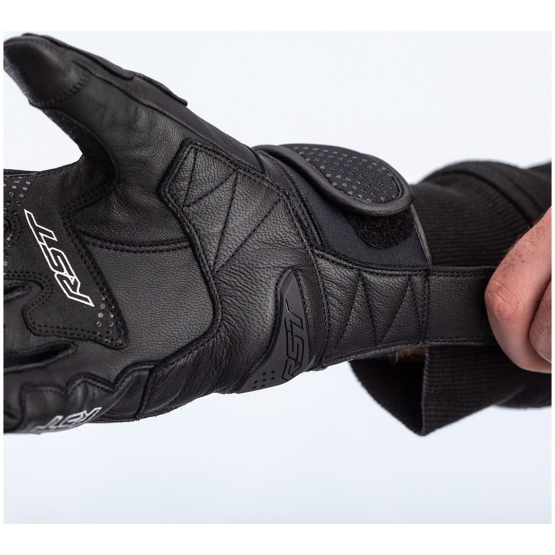 MC-Handskar Freestyle II CE Läder Svart RST XS – bild 2