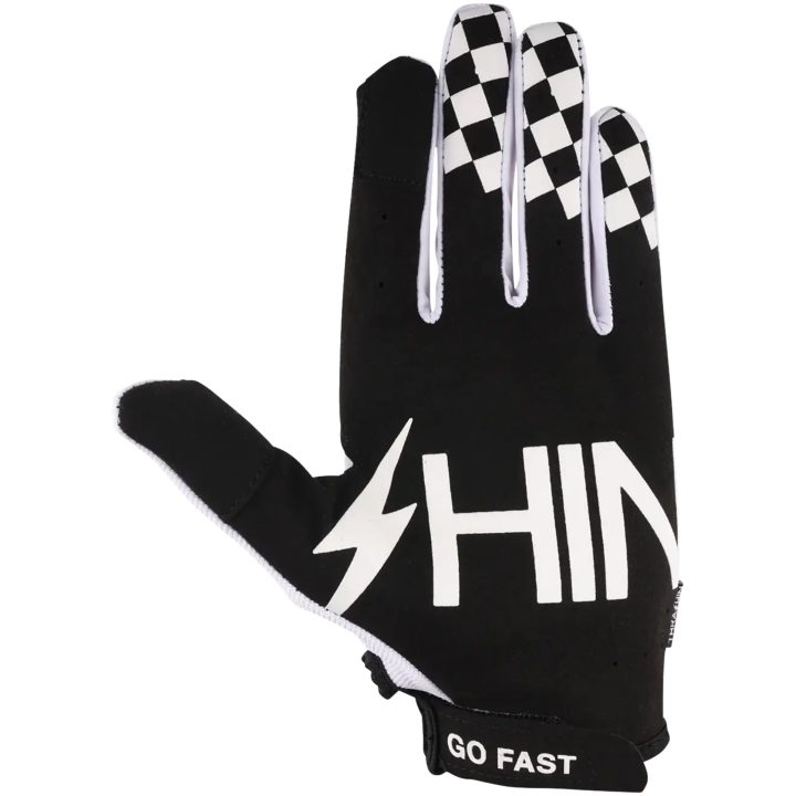 MC-Handskar Go Fast Stealth Svart Vit THRASHIN SUPPLY CO. – bild 5