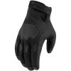 MC-Handskar Hooligan CE Kort Svart ICON Small – miniatyr 1