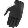 MC-Handskar Hooligan CE Kort svart/vit ICON 3XL – miniatyr 2