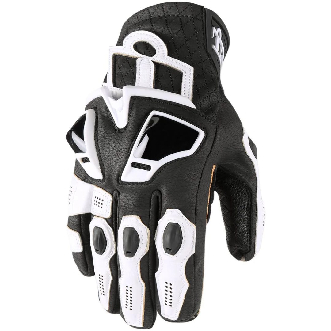 Mc-handskar Kort Hypersport Vit ICON Small