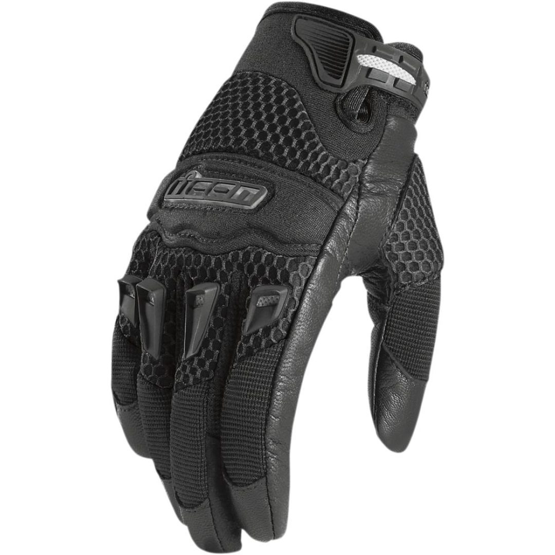 Mc-handskar Kort Twenty-Niner Svart ICON Medium