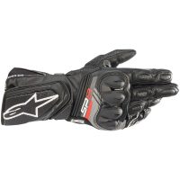 Mc-handskar Läder Sp-8 V3 Svart/grå/vit ALPINESTARS