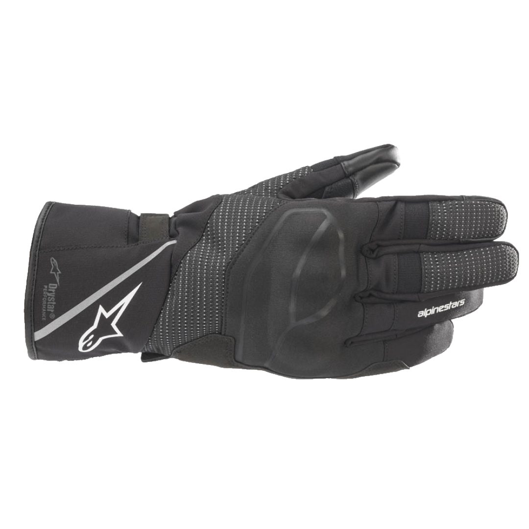 Mc-handskar Läder/textil Andes V3 Drystar Svart ALPINESTARS Small