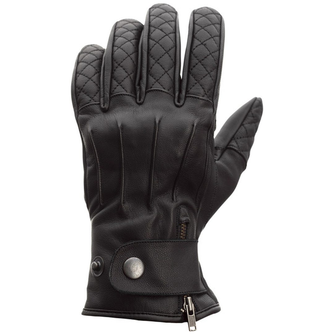 MC-Handskar Matlock CE Läder/Textil Svart RST XS