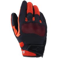 MC-Handskar Mogress Airflow Svart/Mörkröd ALPINESTARS